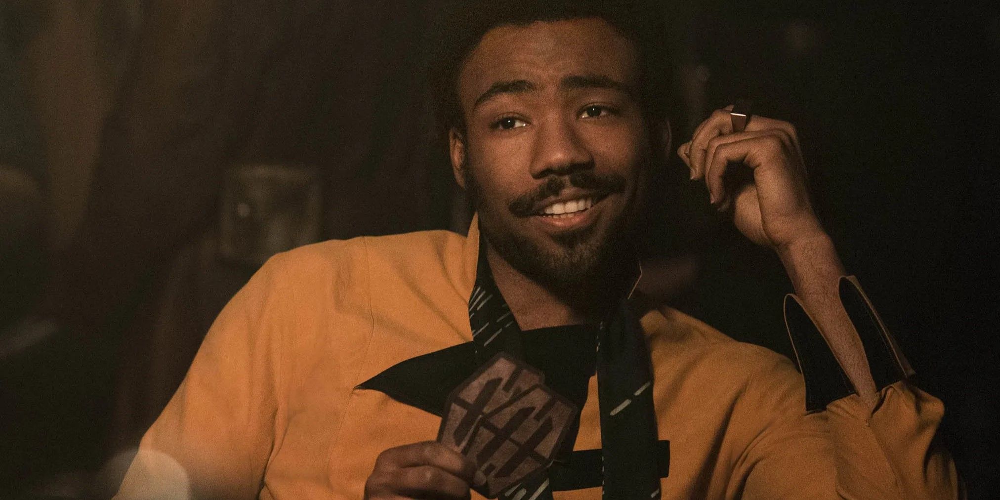 Donald Glover dans le rôle de Lando Calrissian dans Solo : A Star Wars Story.