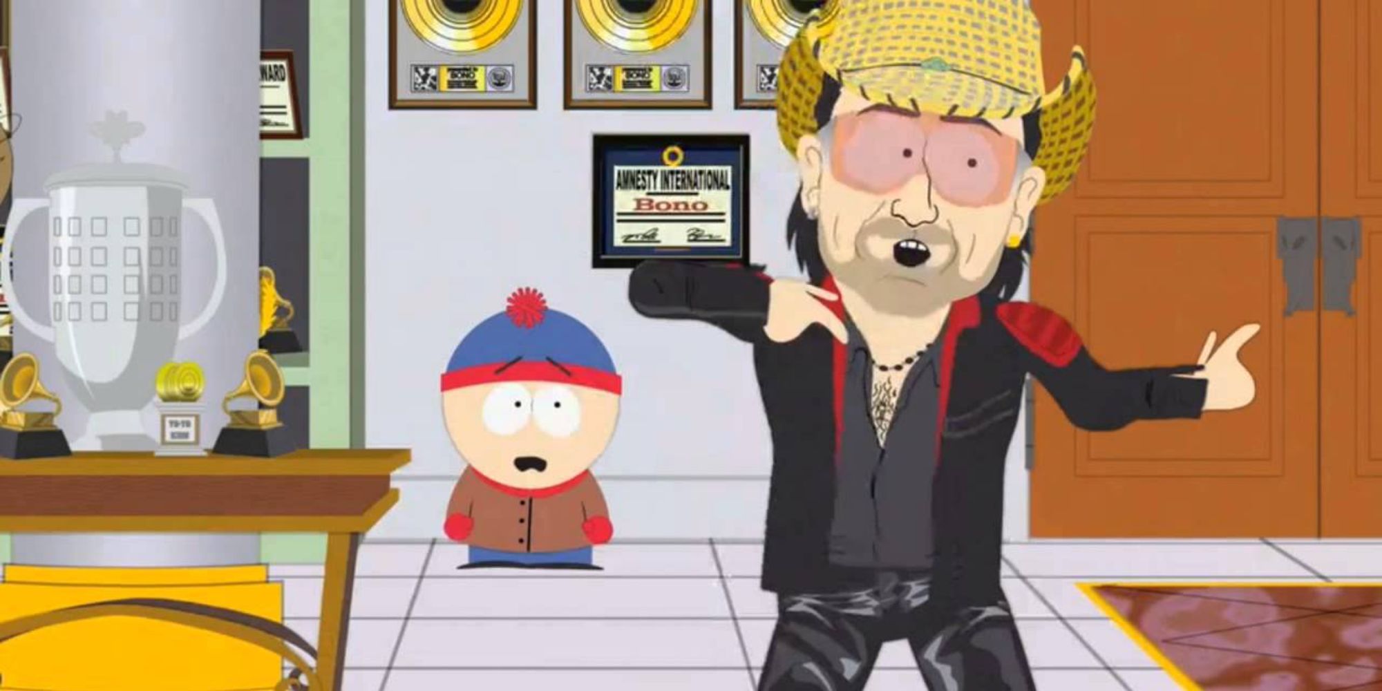 Bono worries about Stan in South Park