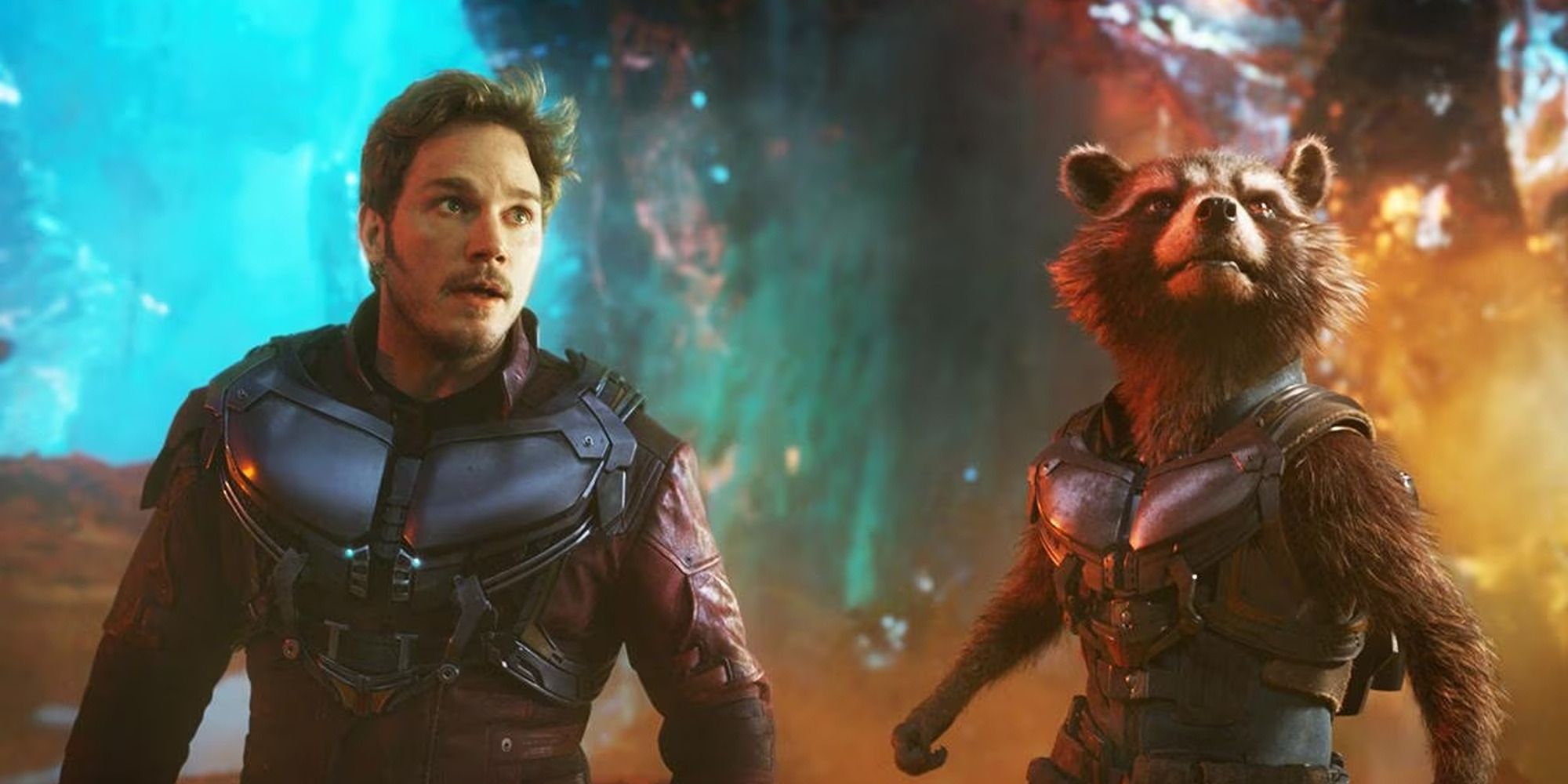 Star-Lord and Rocket in 'Guardians of the Galaxy Vol