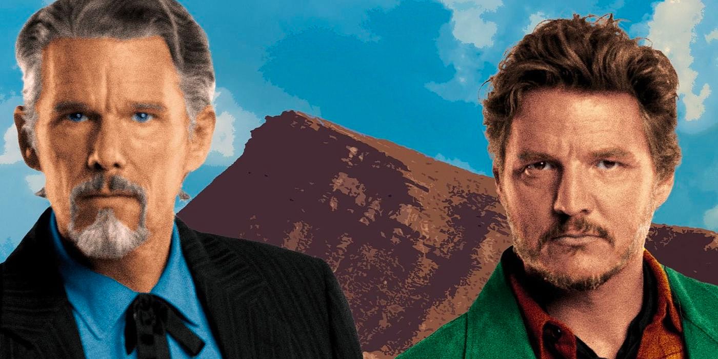 Pedro Pascal and Ethan Hawke in Strange Way of Life