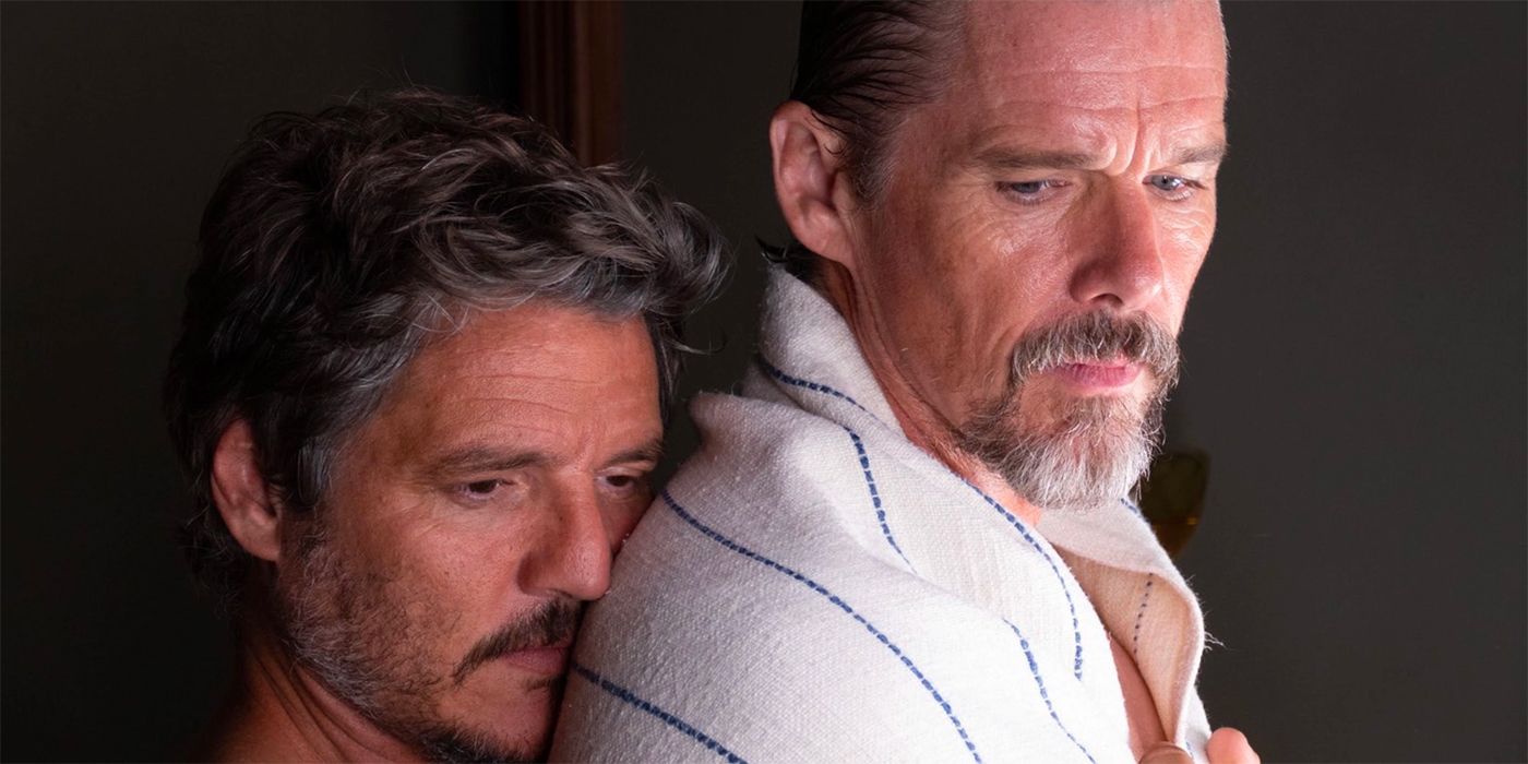 Pedro Pascal and Ethan Hawke in Strange Way of Life