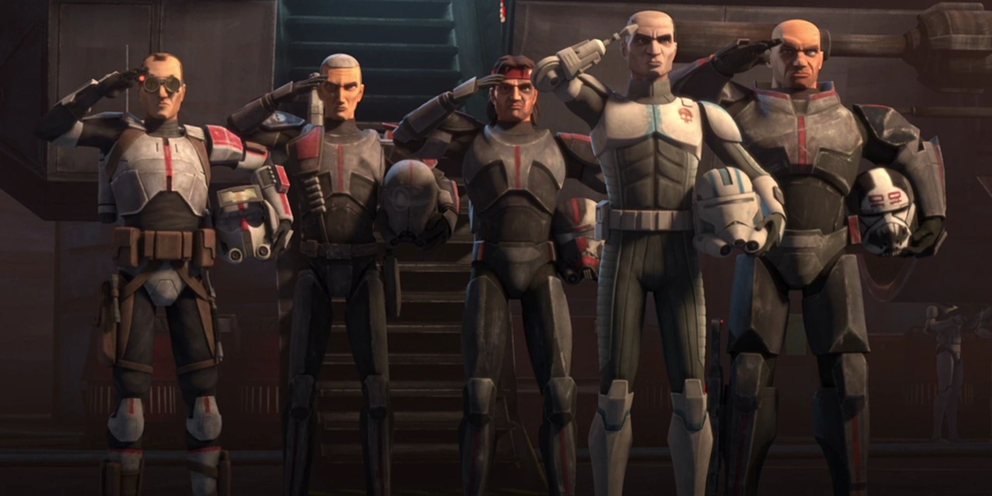 The Bad Batch from 'The Clone Wars' season 7
