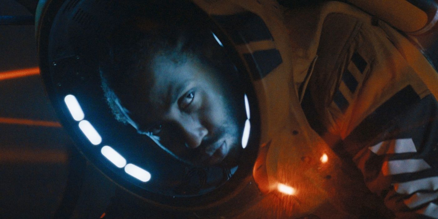Joshua in an astronaut suit in The Creator