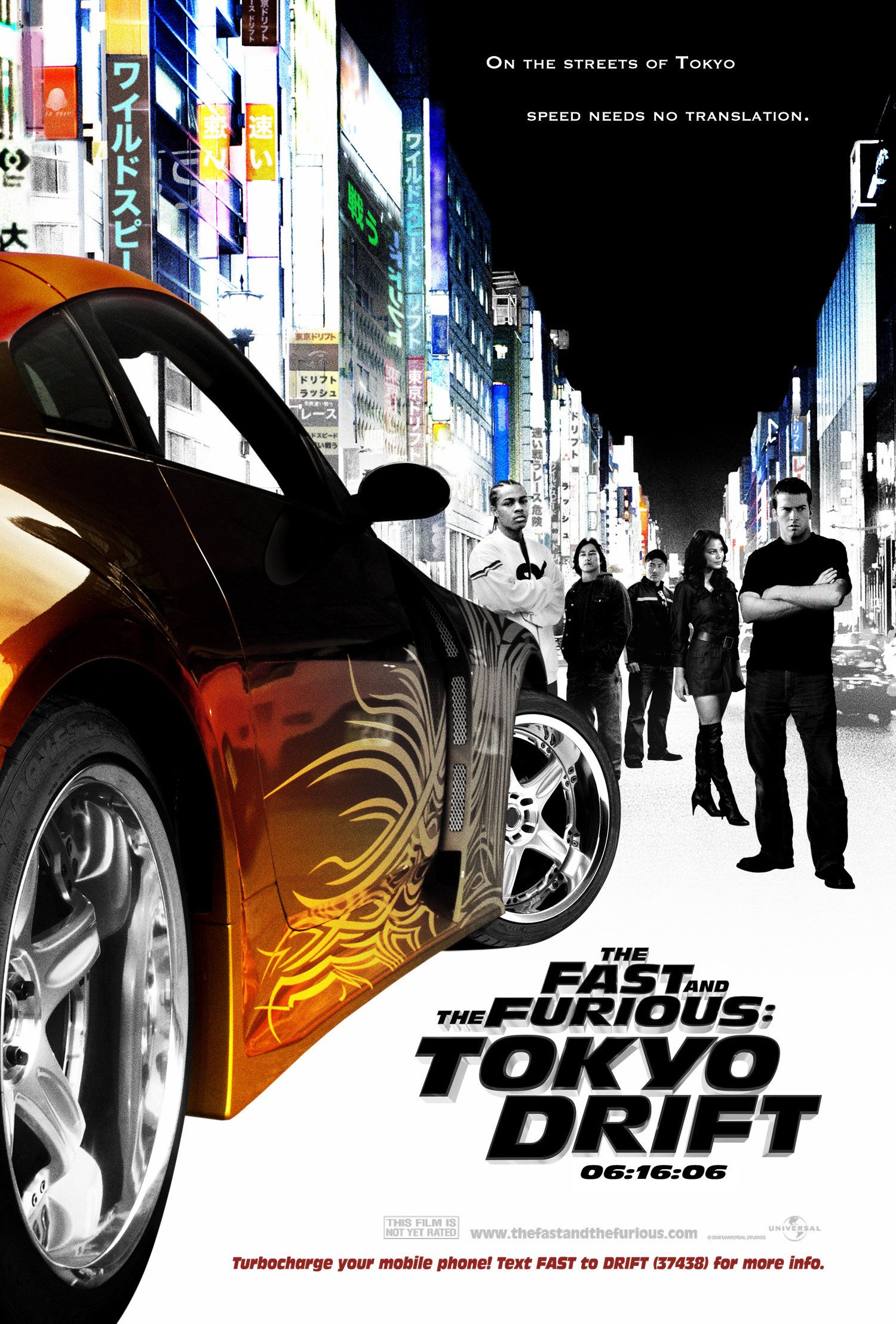 The Fast and the Furious Tokyo Drift Film Poster