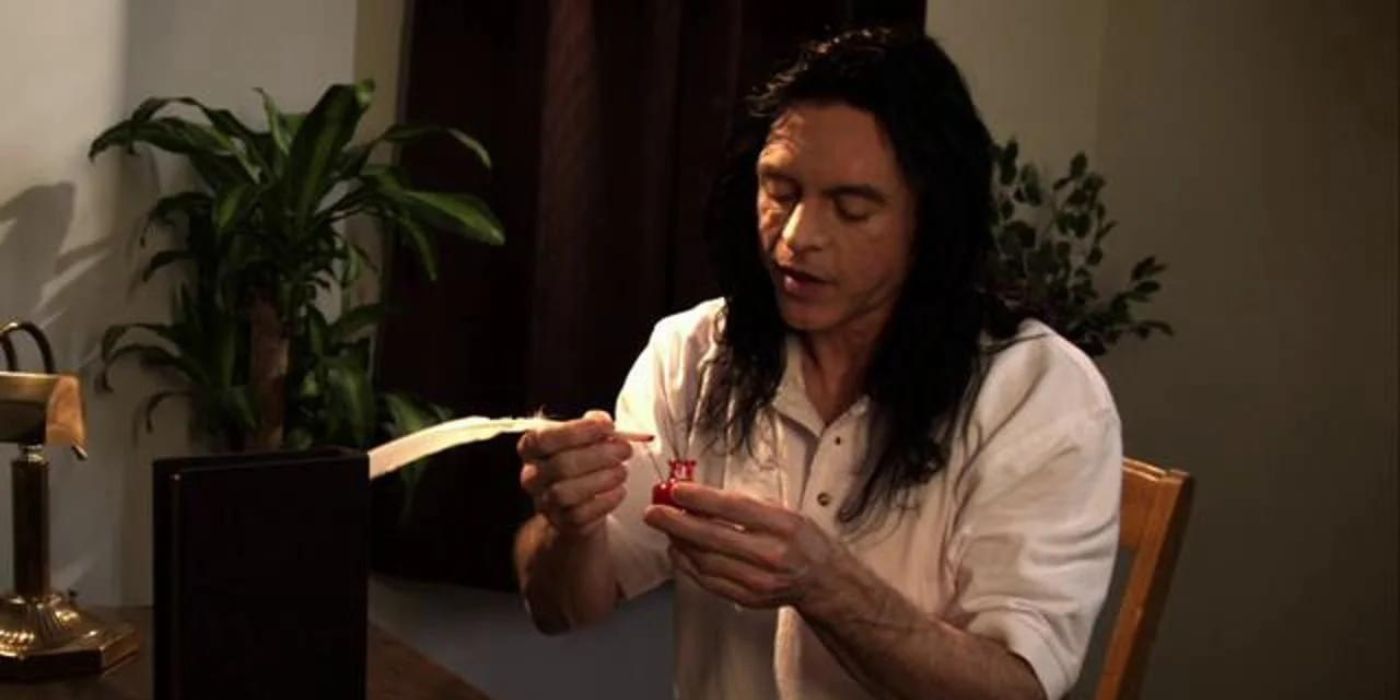 Tommy Wiseau as Alex in The House That Drips Blood on Alex