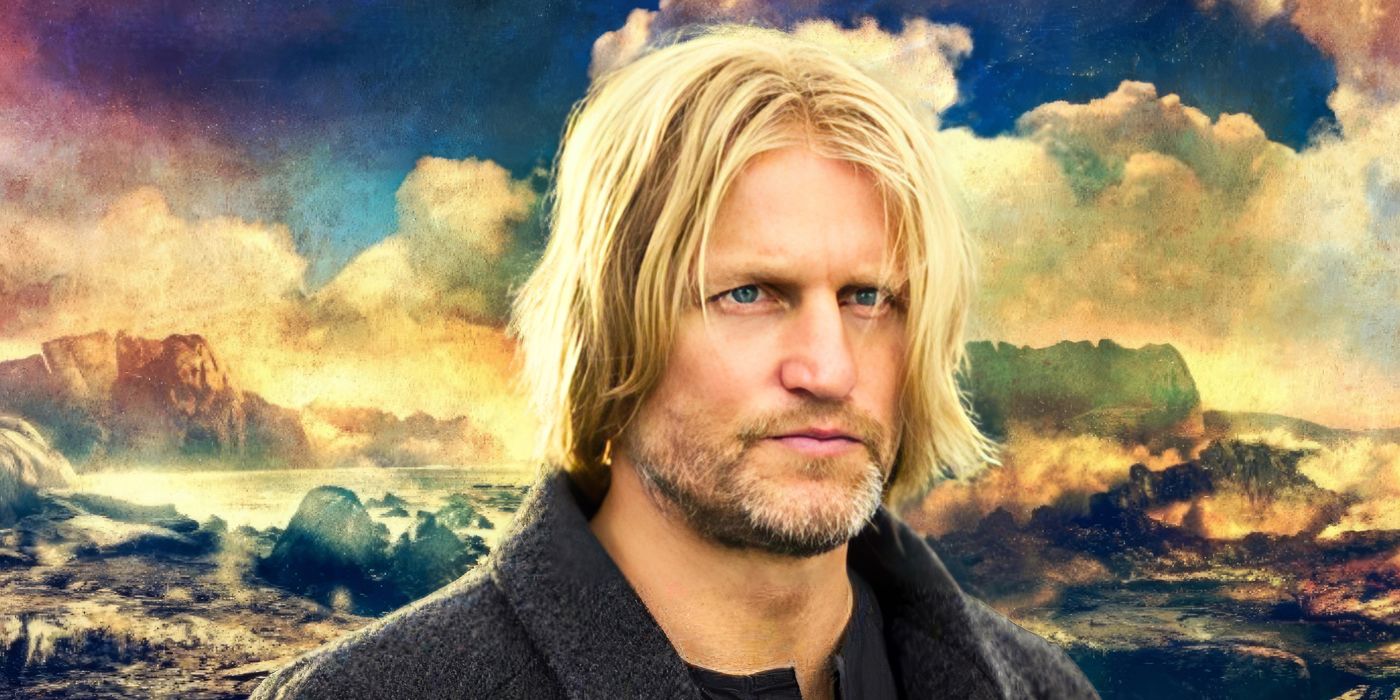 Custom image of Woody Harrelson as Haymitch Abernathy in the Hunger Games franchise