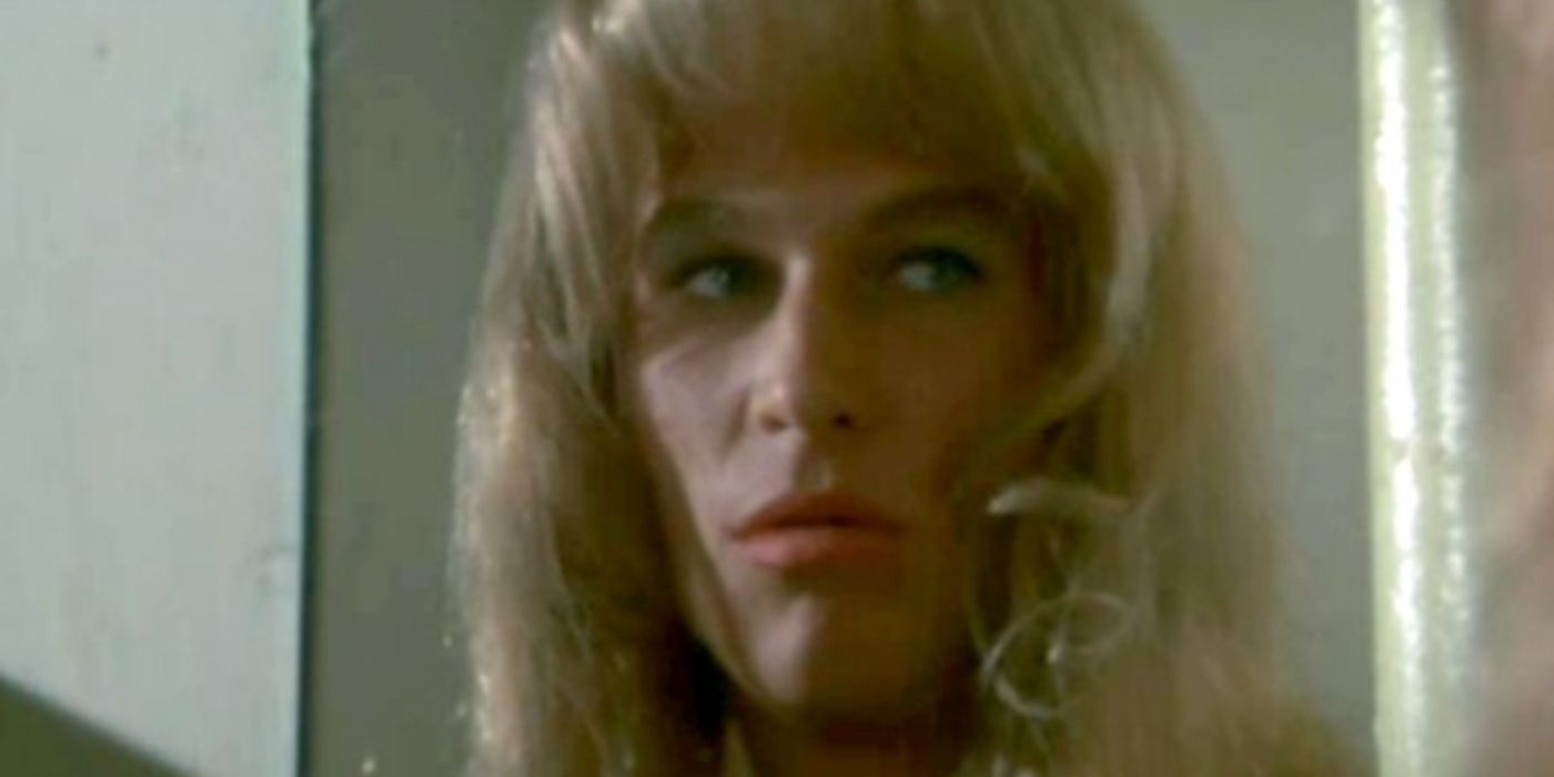 Jeff Bridges in a wig in the 1974 film, 'Thunderbolt and Lightfoot.' 