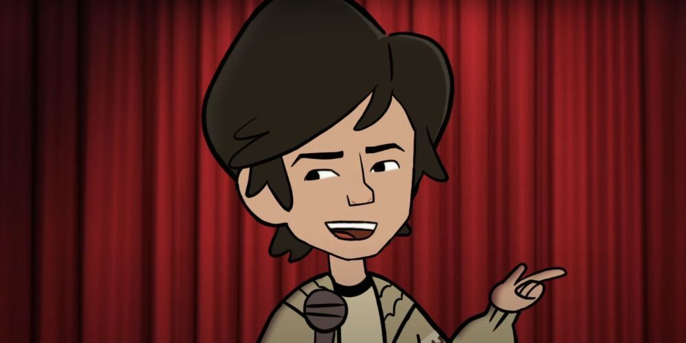 A caricature of Tig Notaro for her stand-up special Drawn on HBO