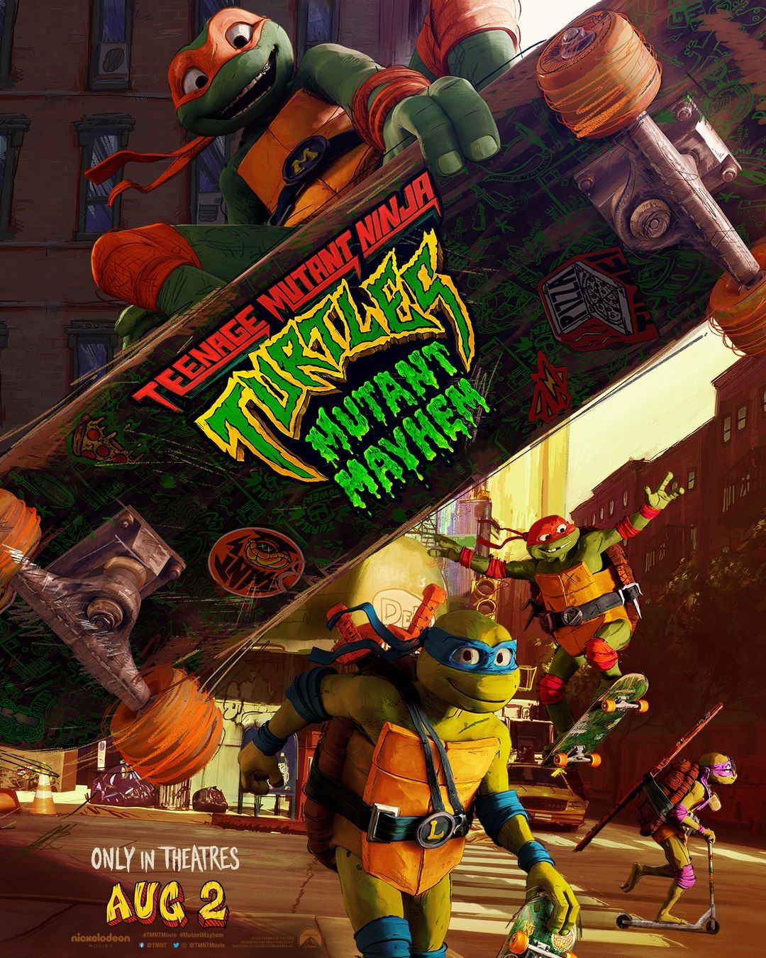 'TMNT: Mutant Mayhem' Sets New Release Date With Thrilling Poster