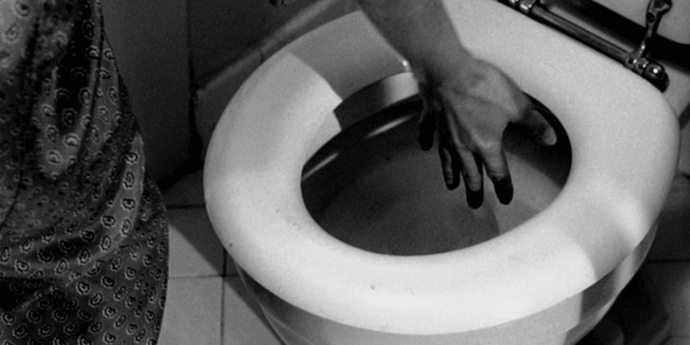 Toilet shot in Psycho