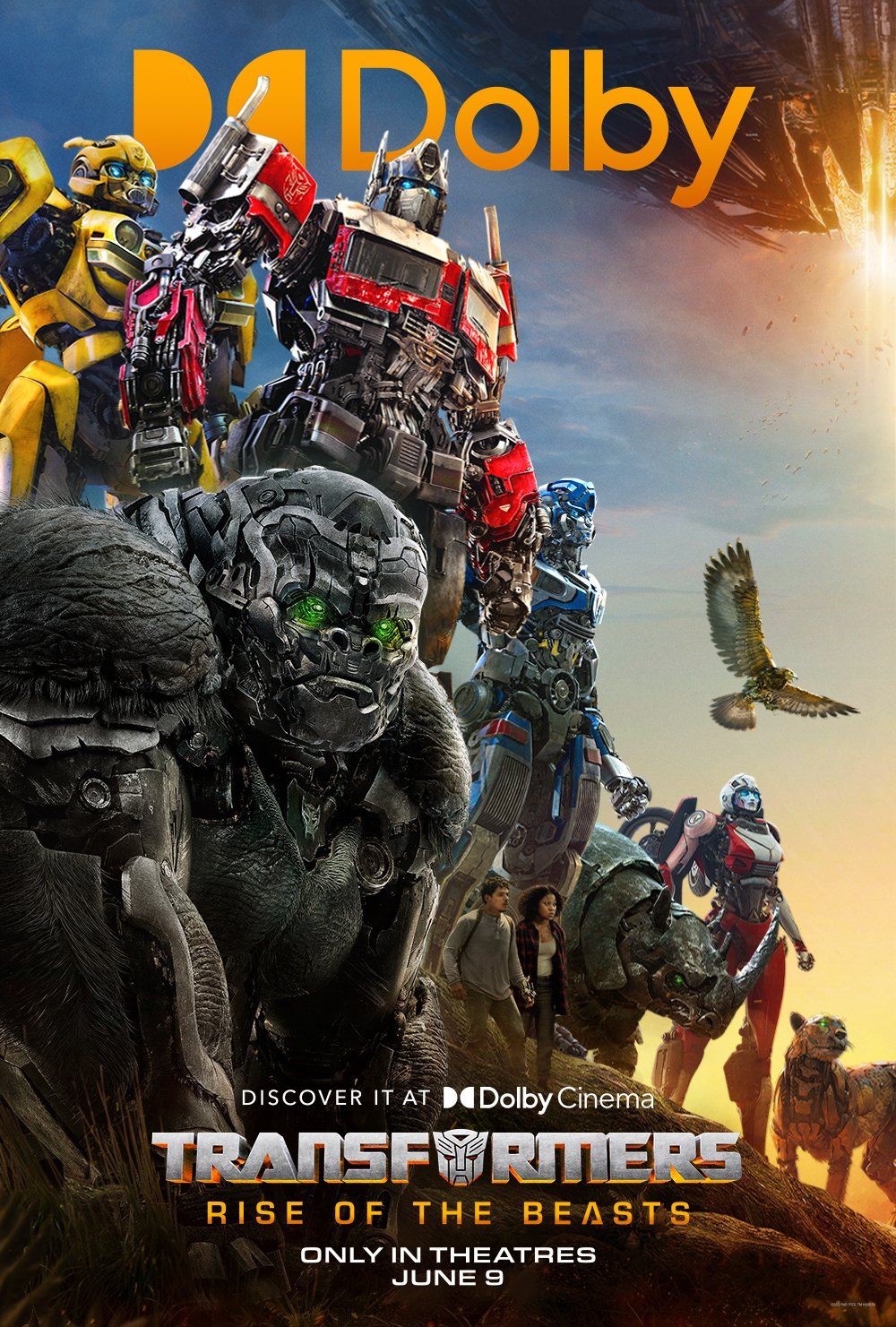 'Transformers: Rise of the Beasts' Dolby poster