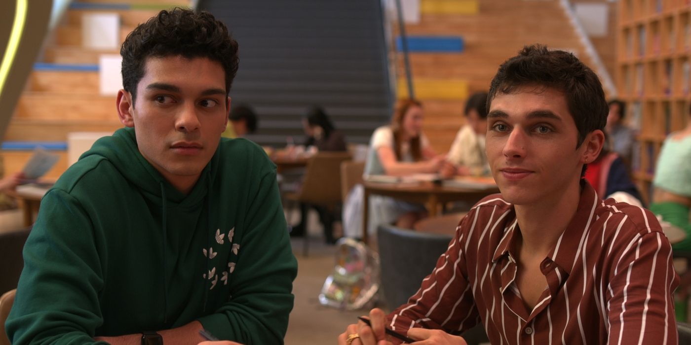 Anthony Keyvan as Q and Théo Augier as Florian in 'XO, Kitty,' Season 1, Episode 7. 