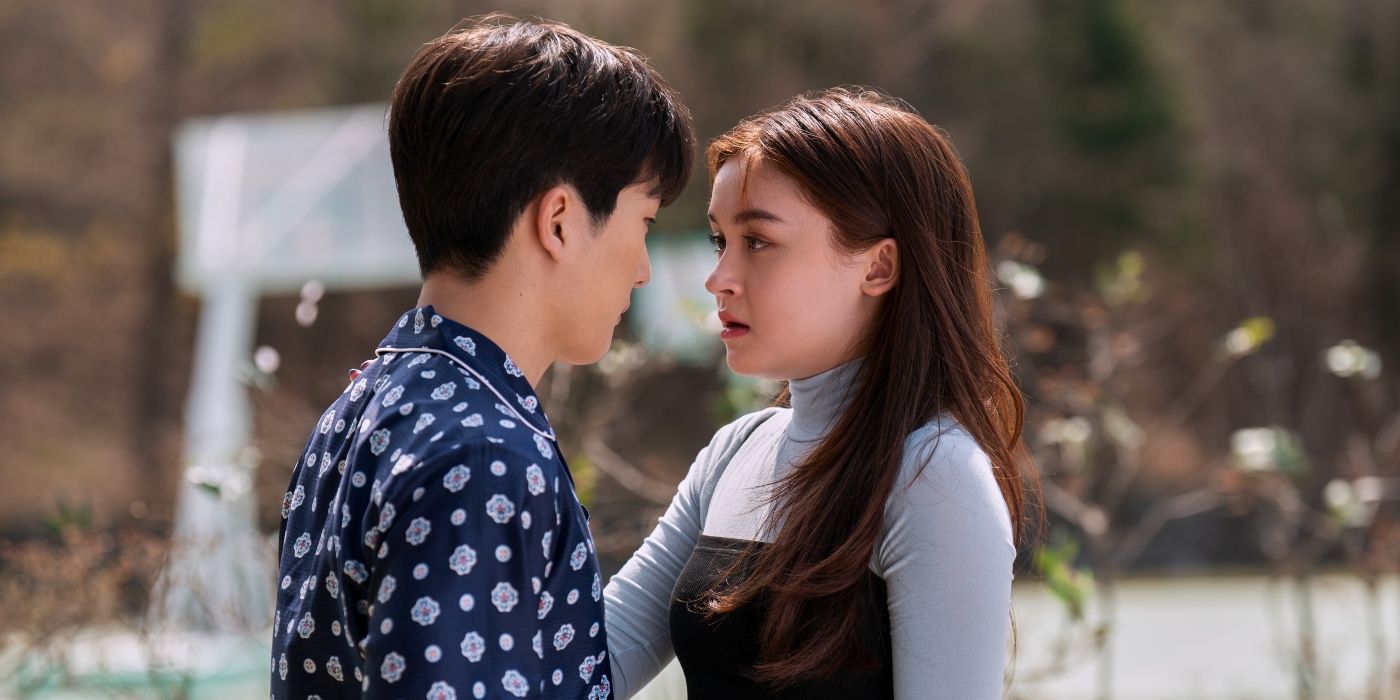 Choi Min-yeong as Dae and Anna Cathcart as Kitty in Episode 102 of 'XO, Kitty.'