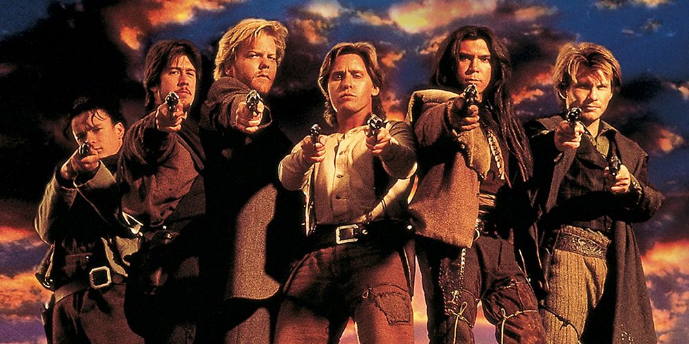 The cast of Young Guns II