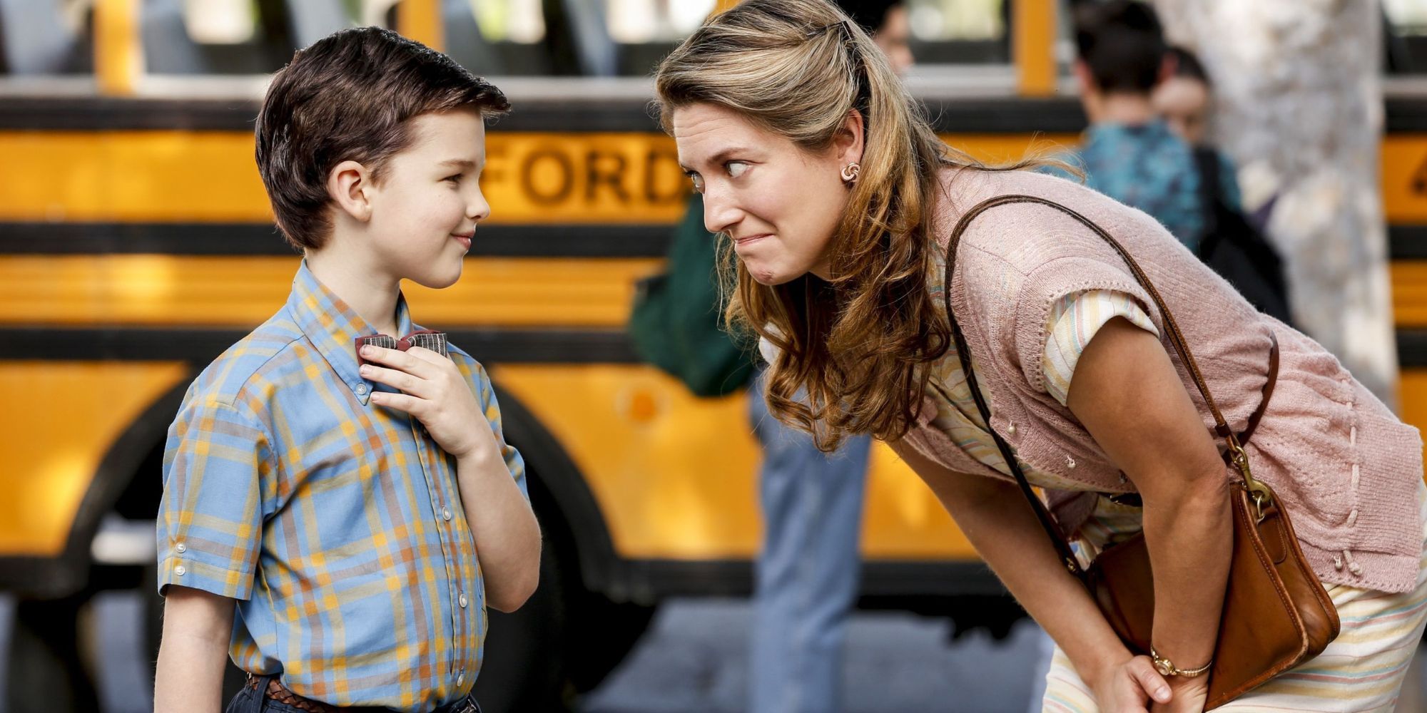 Sheldon and Mary Cooper in 'Young Sheldon'