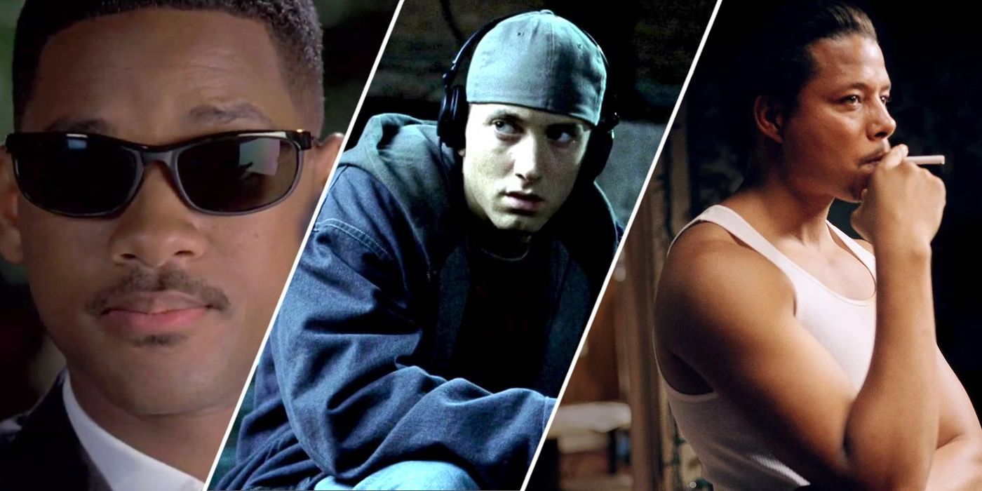 Split image Will Smith, Eminem, Terrence Howard