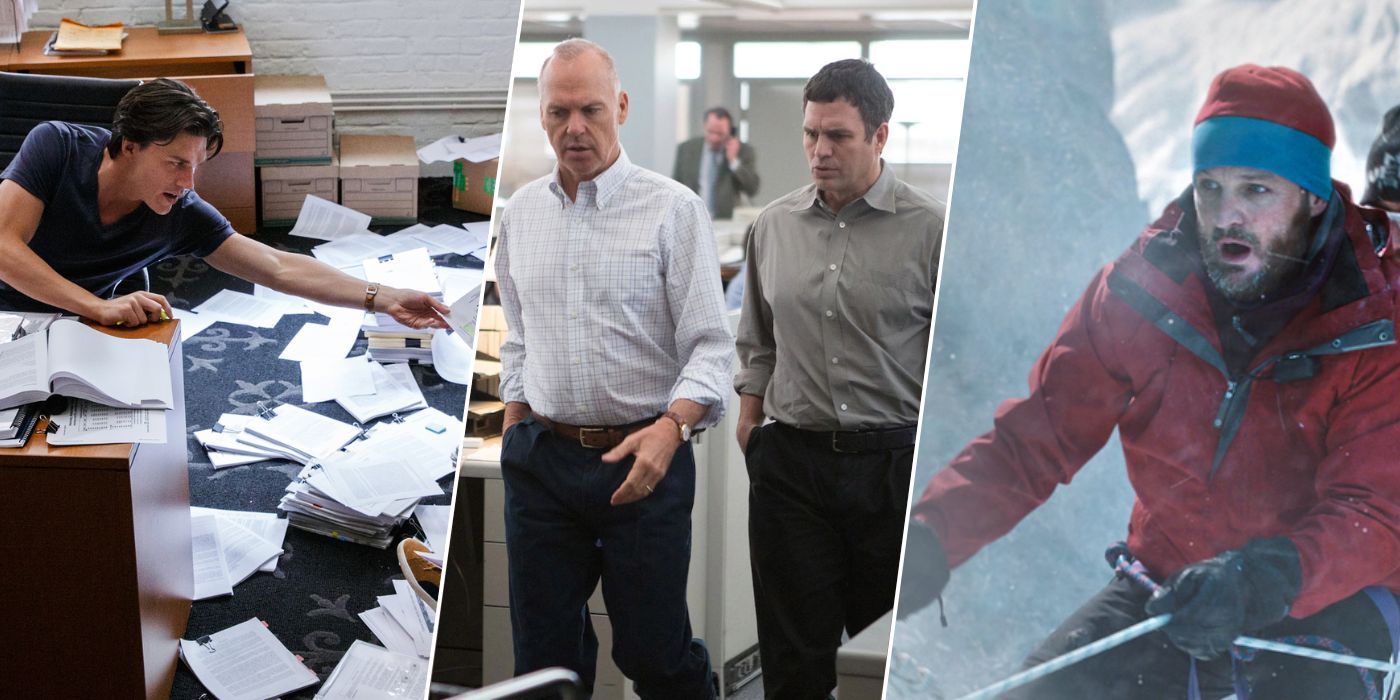10 Great Procedural Movies That Aren’t About Cops, including movies like The Big Short, movies like Spotlight, movies like Everest, movies like Contagion, movies like The Martian