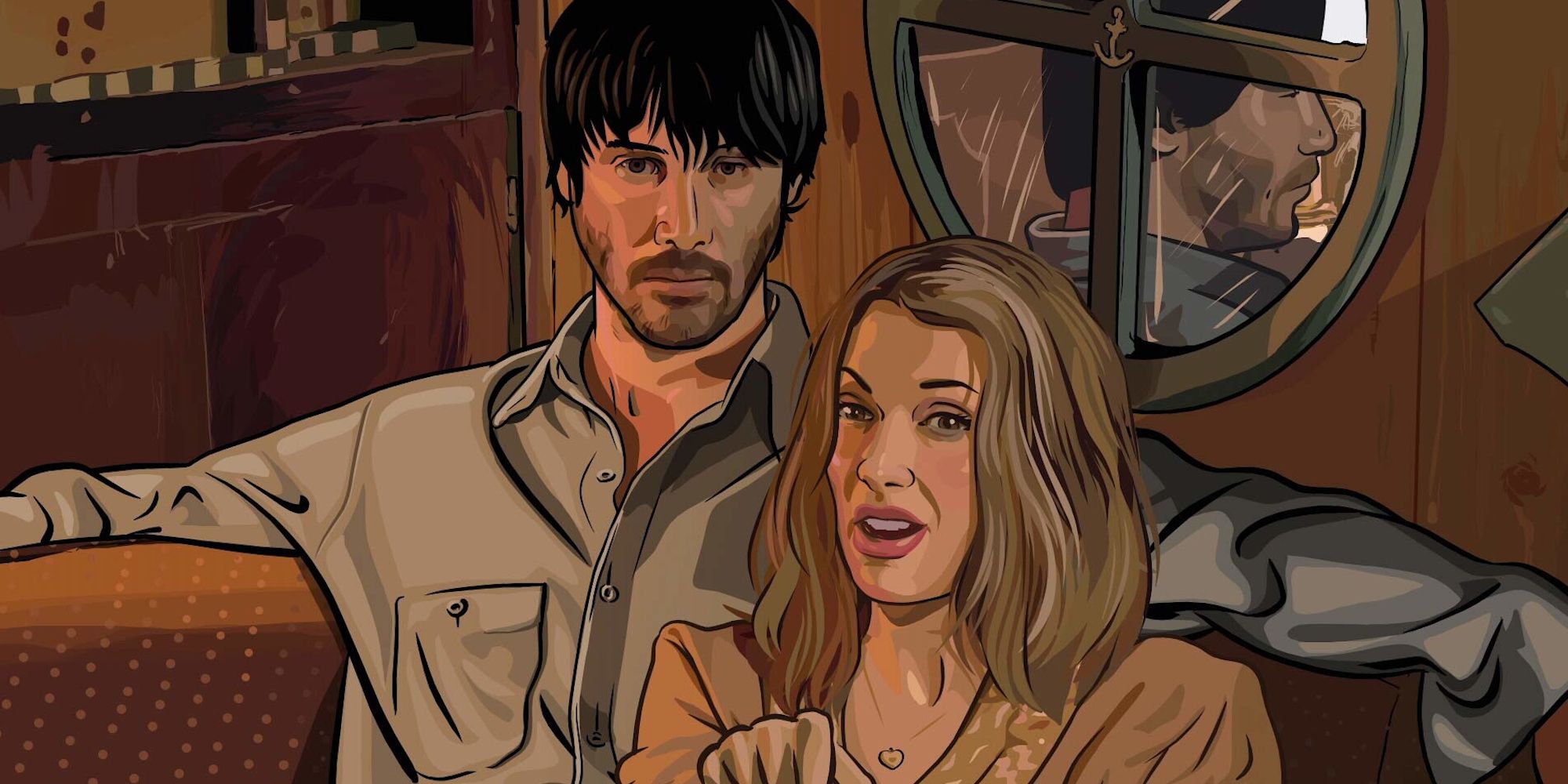 Keanu Reeves in a Scanner Darkly as rotoscopic animation