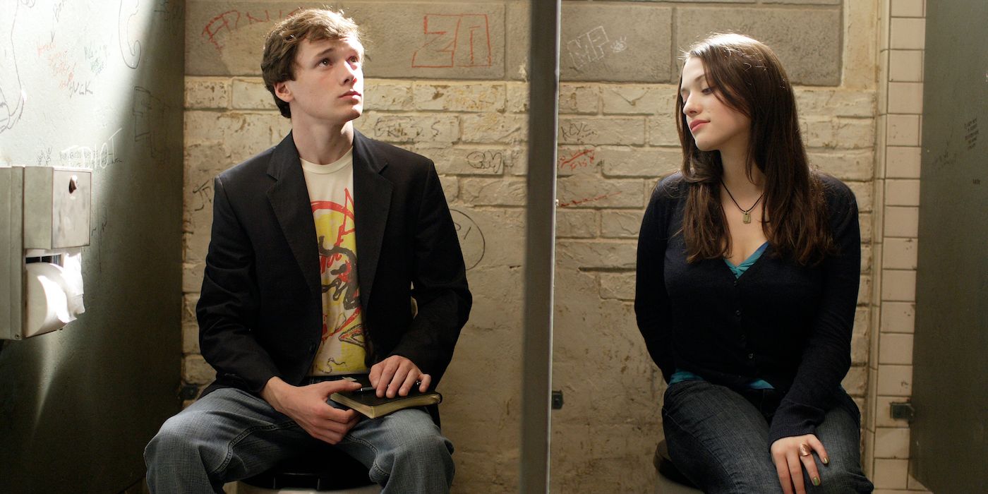 Anton Yelchin and Kat Dennings in Charlie Bartlett