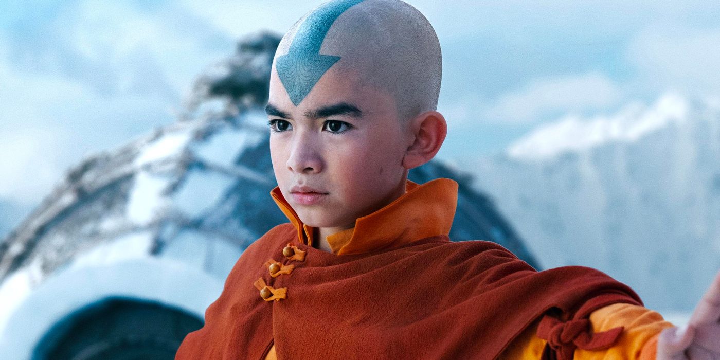 Gordon Cormier plays Aang in Netflix's Avatar the Last Airbender.