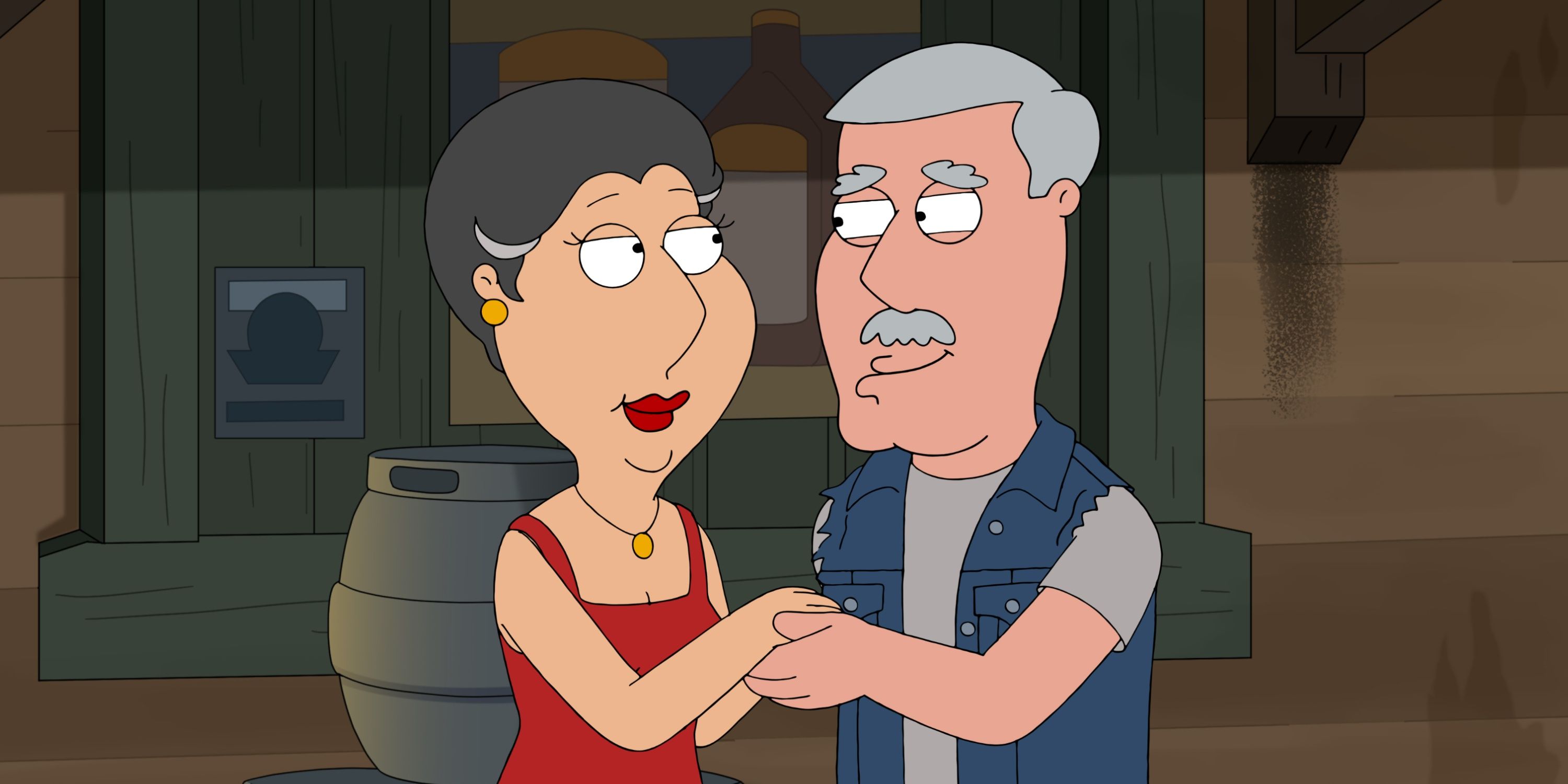 Barbara and Carter Pewterschmidt from Family Guy