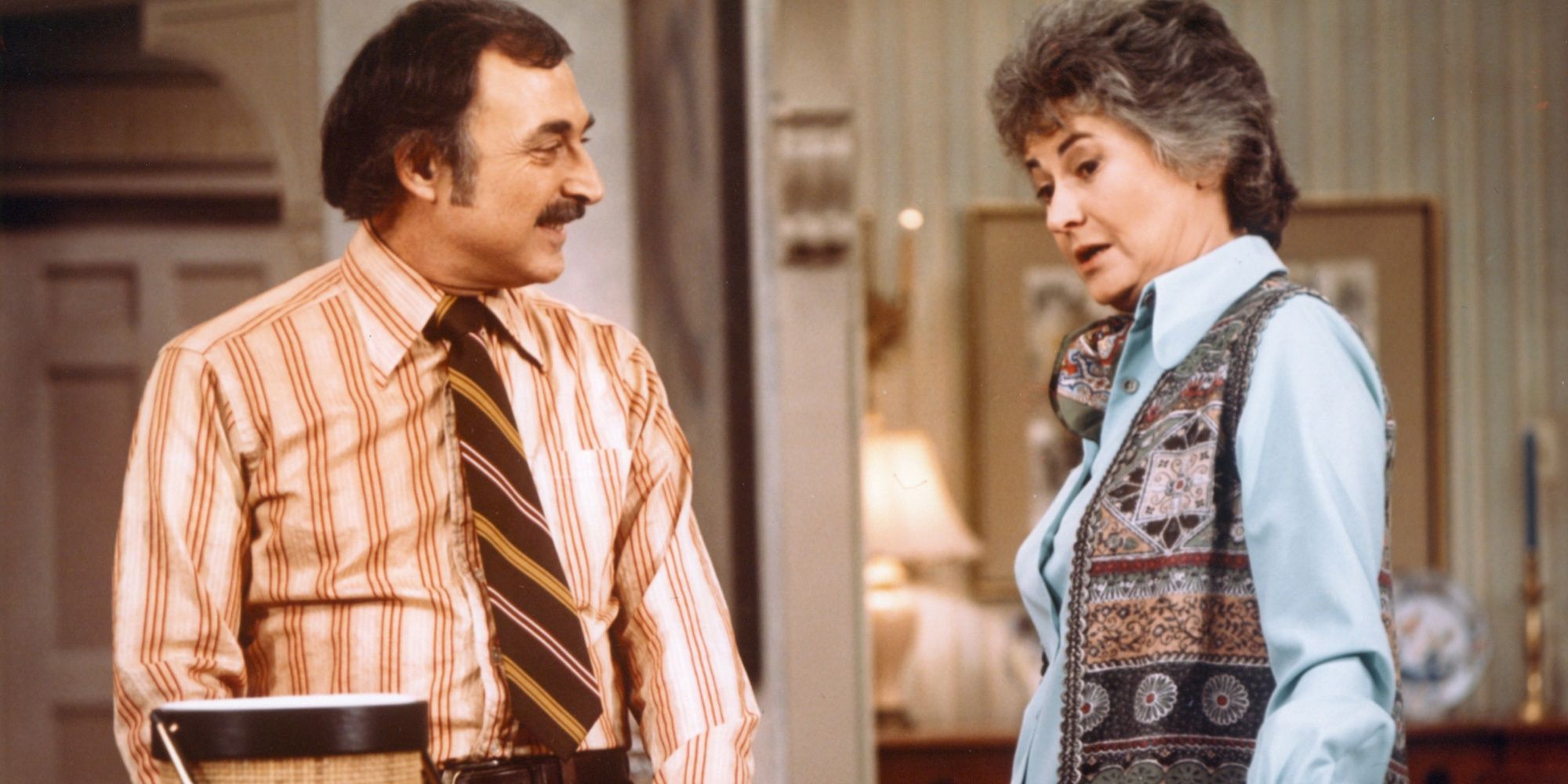 Bill Macy as Walter an Bea Arthur as Maude in Maude.