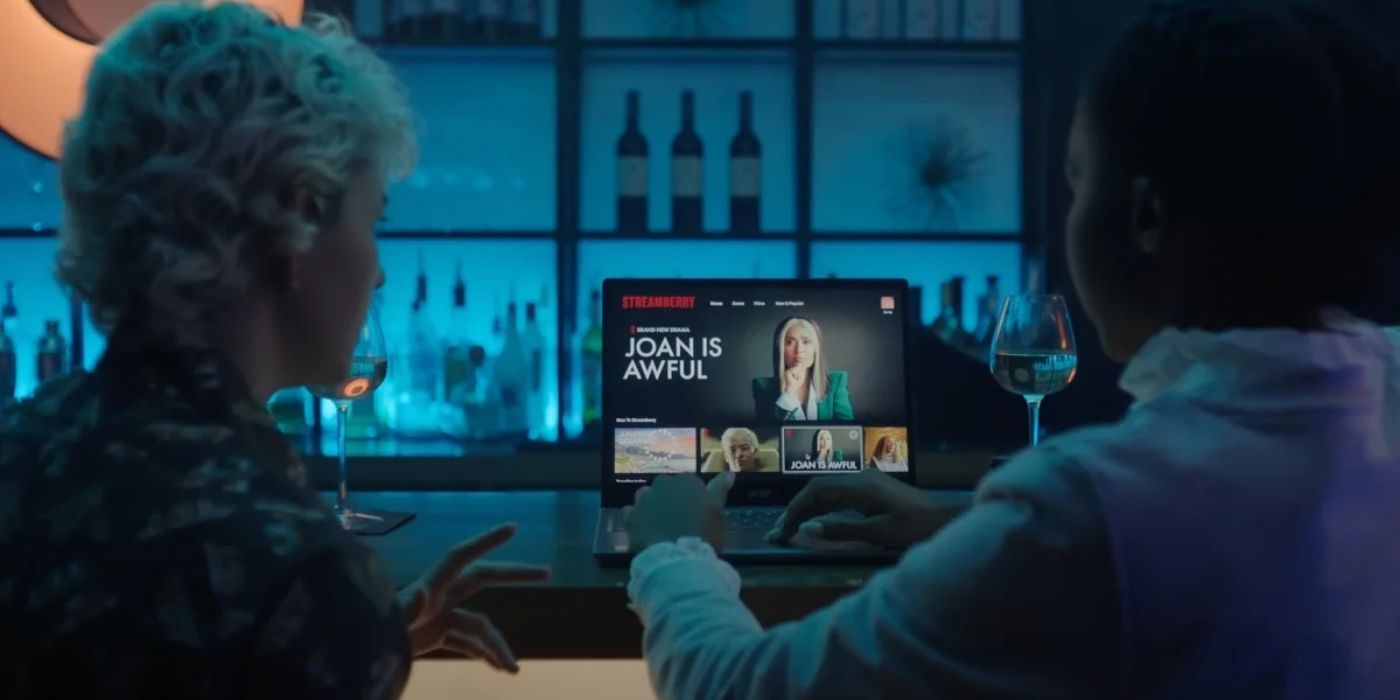A scene from Black Mirror's Joan Is Awful