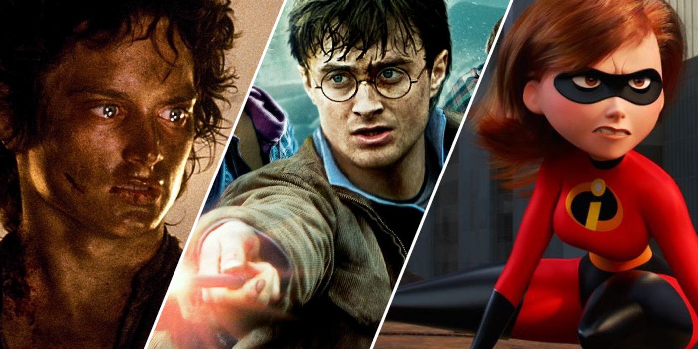 From left to right: Frodo, Harry Potter, & Elastigirl