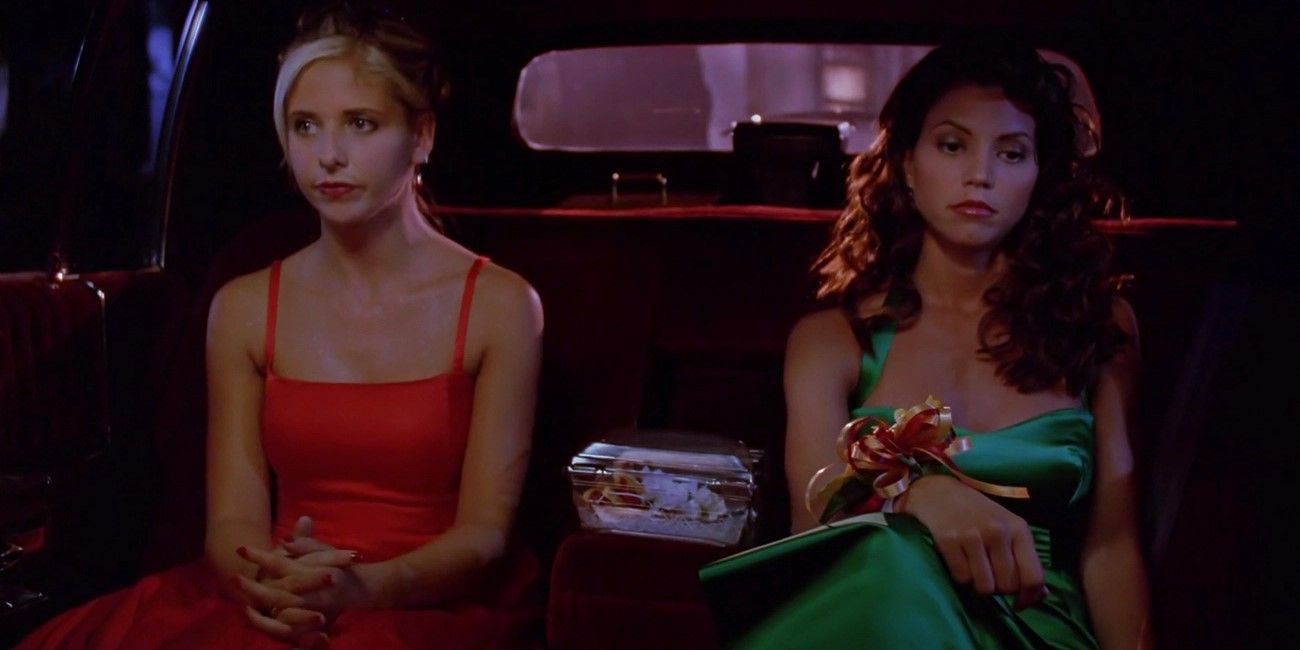 Sarah Michelle Gellar e Charisma Carpenter em Buffy The Vampire Slayer, temporada 3, episódio 5