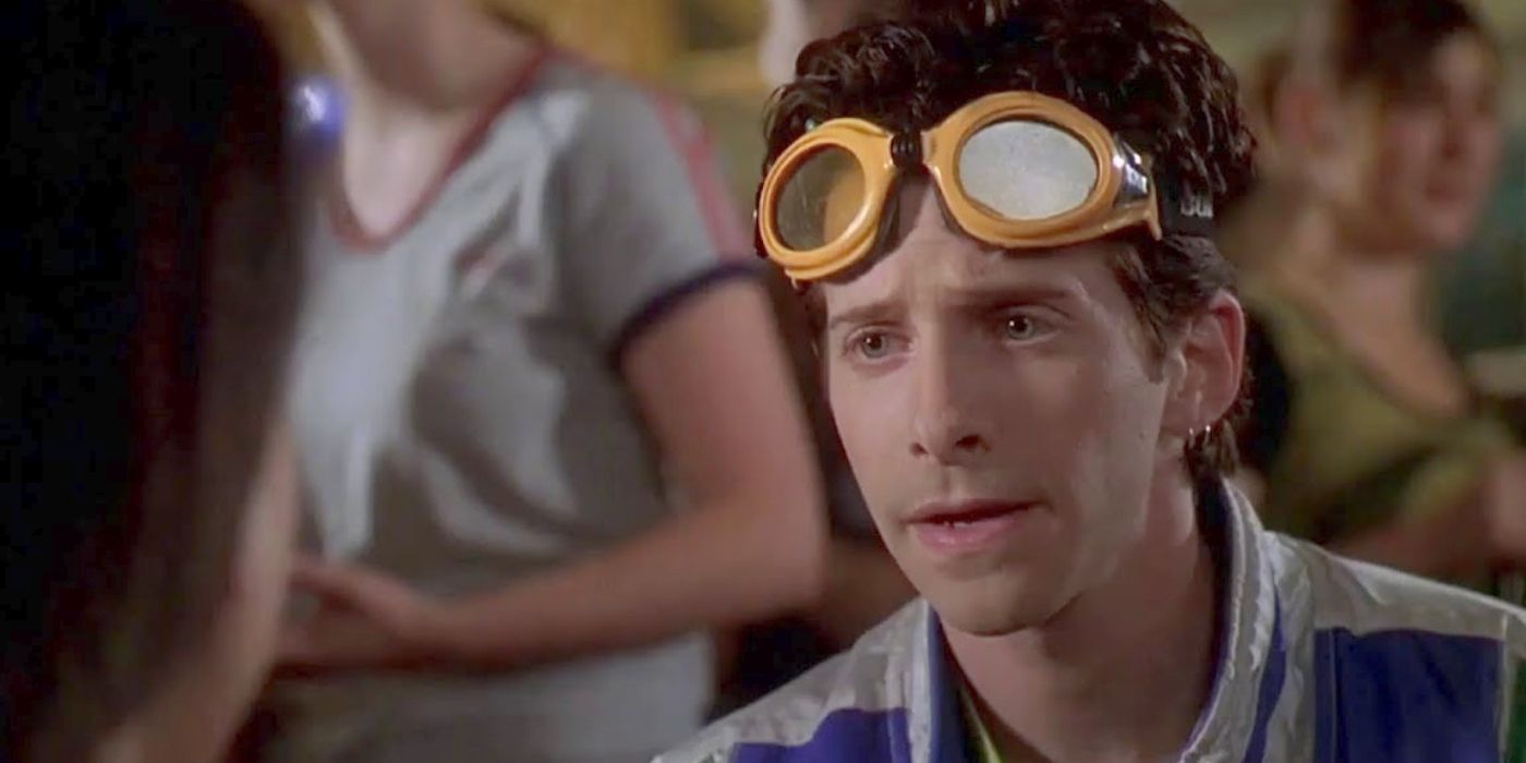 Seth Green wearing goggles in 'Can't Hardly Wait.' 