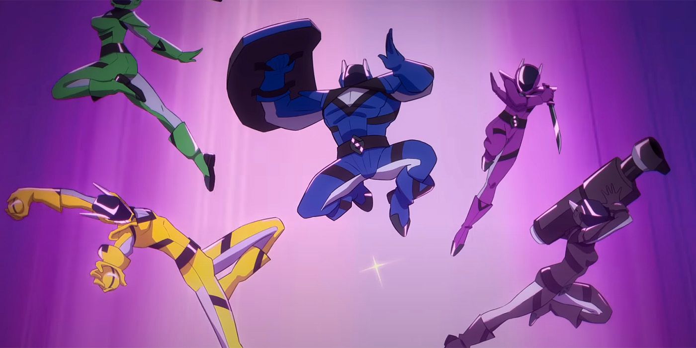 The Niji 6 power pose in Captain Laserhawk