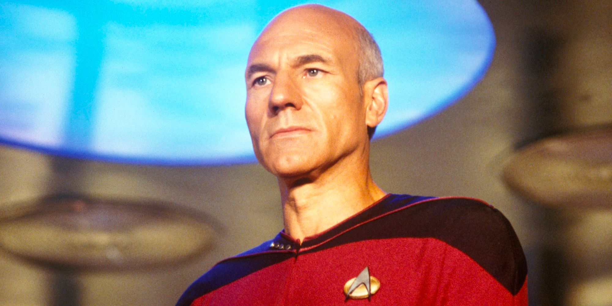 Captain Jean-Luc Picard (Sir Patrick Stewart) in 'Star Trek: The Next Generation' 