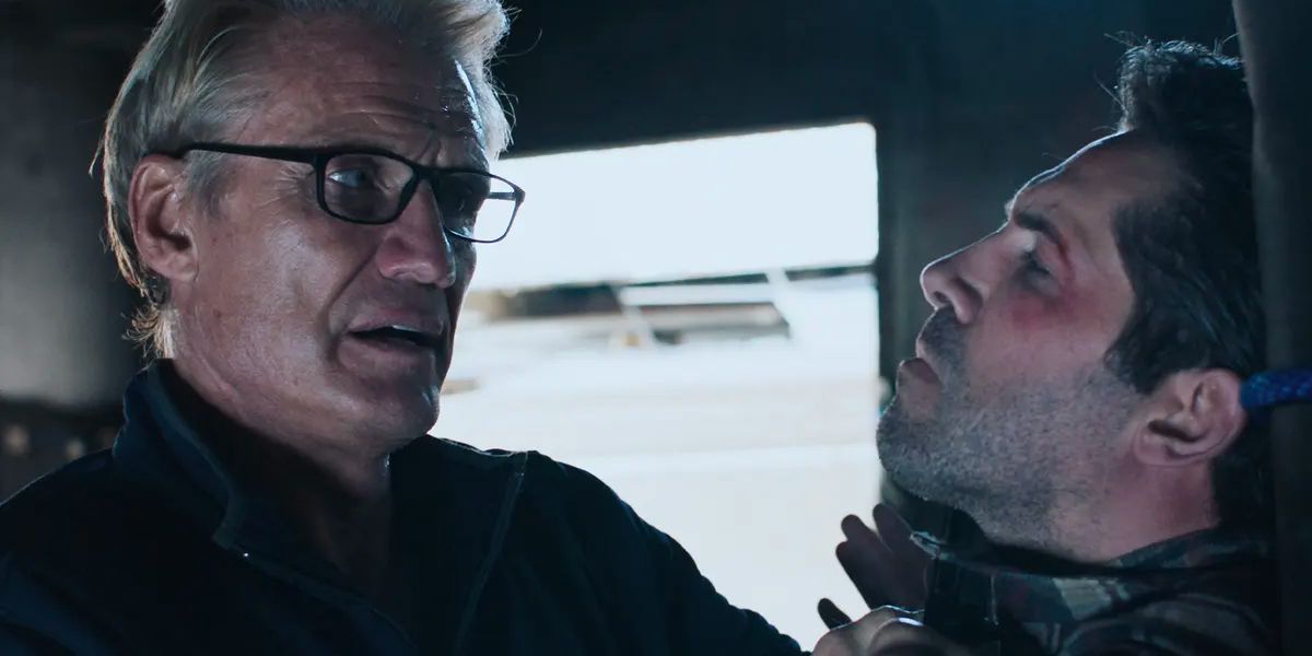 A hardened prison guard and a blue-collar worker clash as they seek a $3million haul stashed in a soon-to-be demolished hospital.