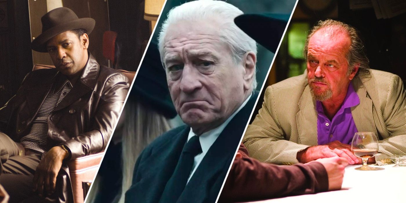 Characters from American Gangster, The Irishman, and The Departed