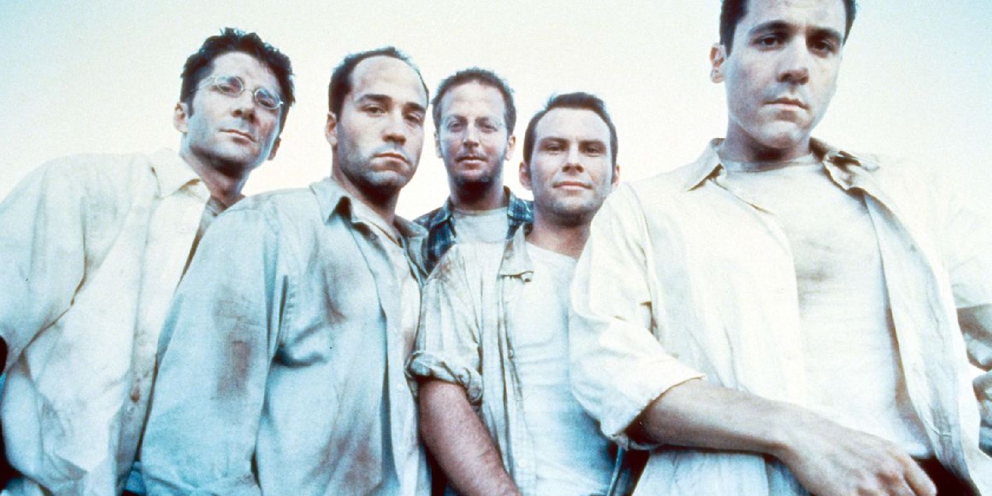 Christian Slater, Jeremy Piven, Jon Favreau, Leland Orser, and Daniel Stern in Very Bad Things