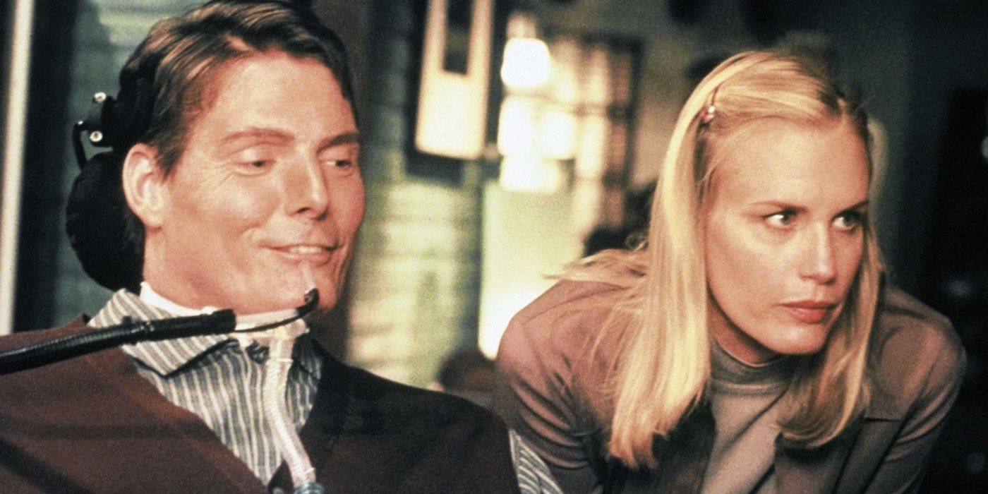 Christopher Reeve et Daryl Hannah dans Remake de la lunette arrière (1998)