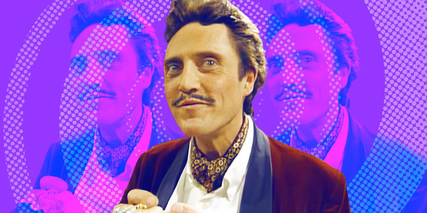 Christopher Walken with a mustache in a custom image