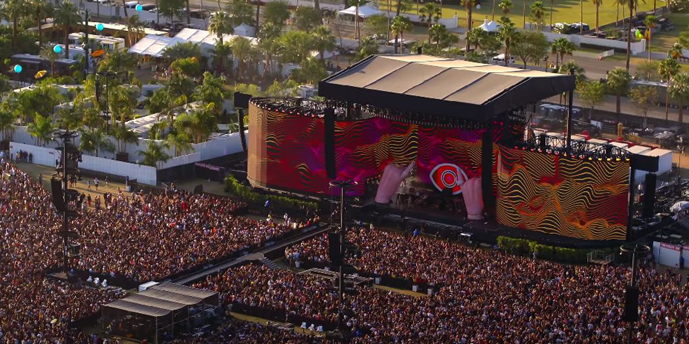 A still from the Youtube documentary Coachella: 20 Years In The Desert by Coachella