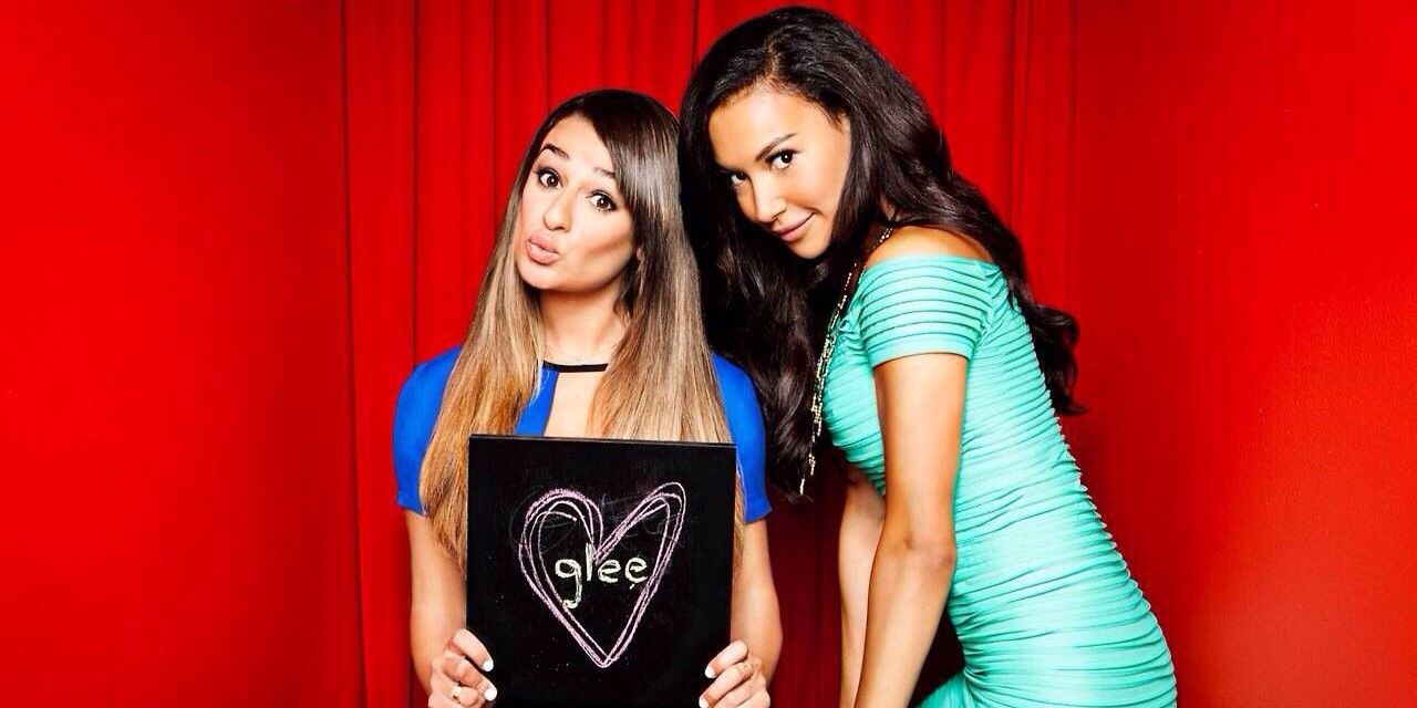 Lea Michele and Naya Rivera in Glee Season 5 photoshoot.