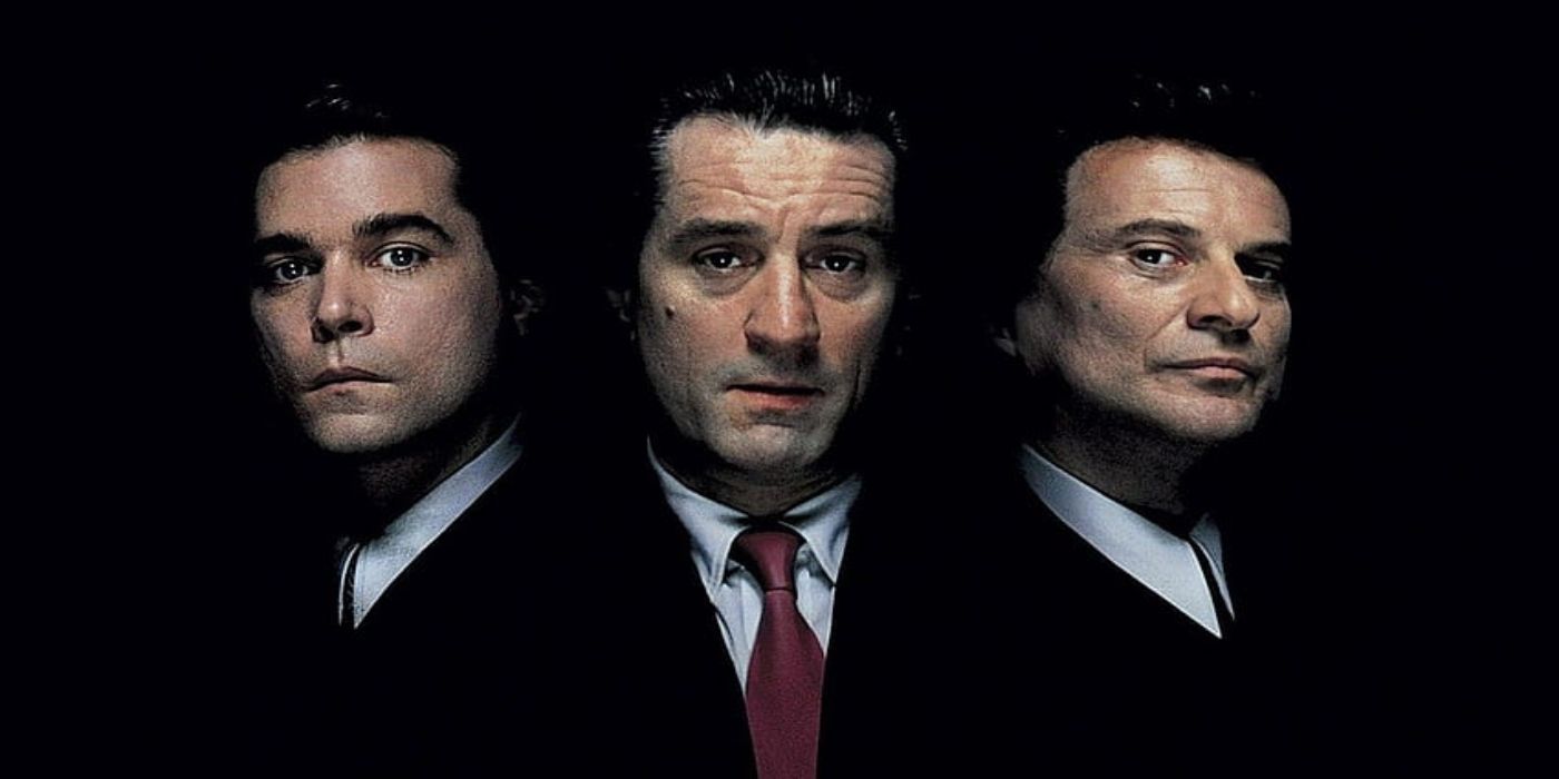 The Poster for the 1990 crime film Goodfellas starring Robert De Niro, Joe Pesci, and Ray Liotta