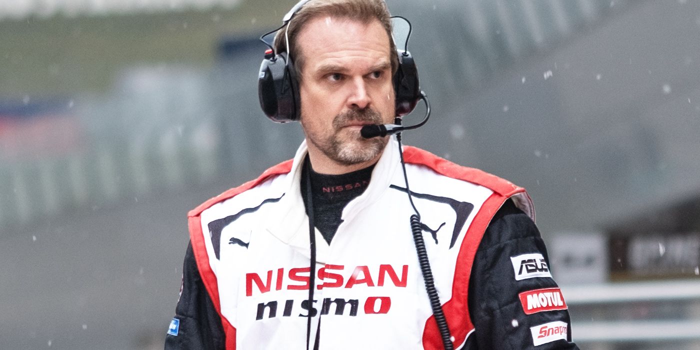 David Harbour as Jack Salter in Gran Turismo