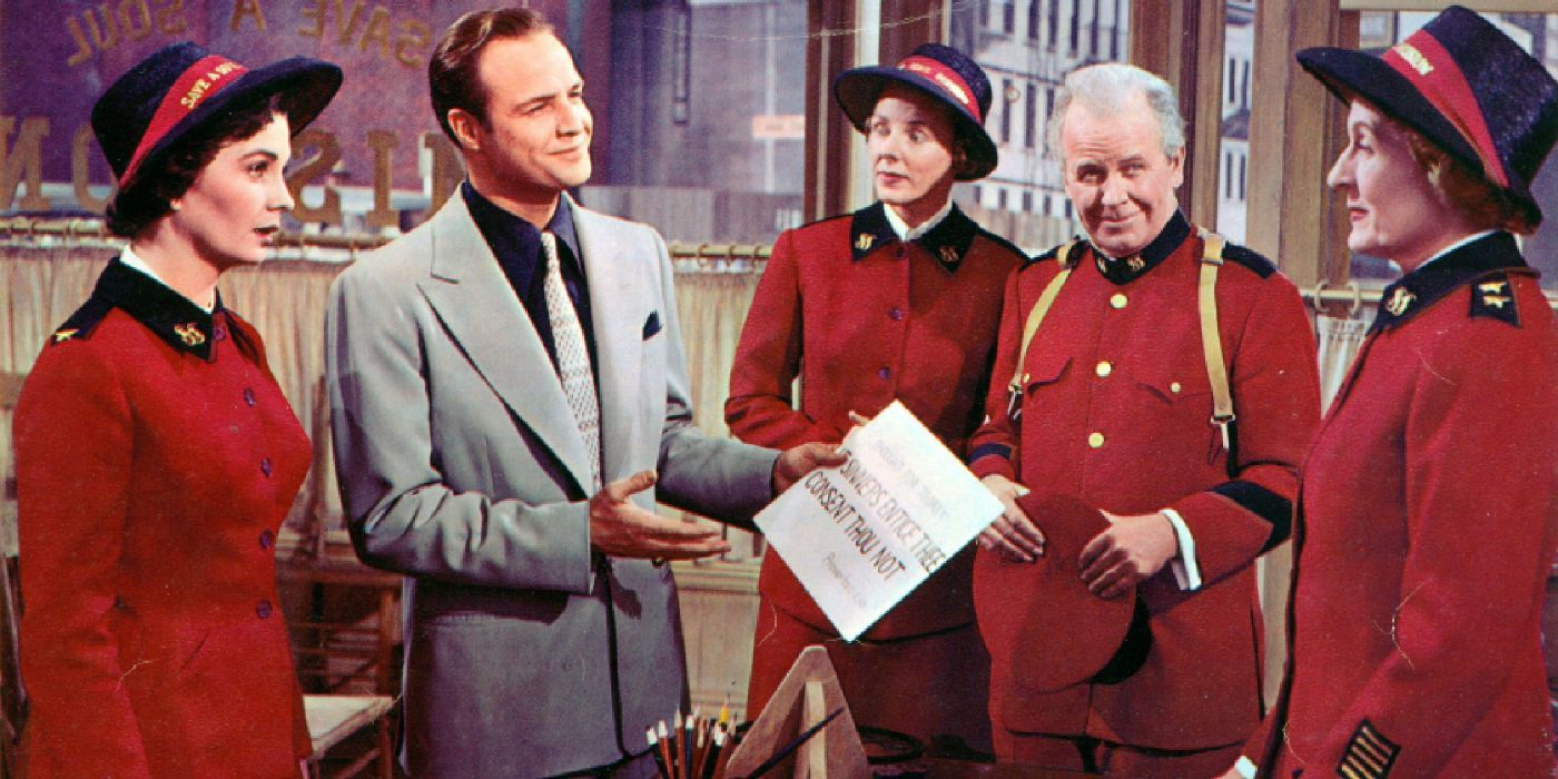 Jean Simmons and Marlon Brando in 'Guys and Dolls' - 1955