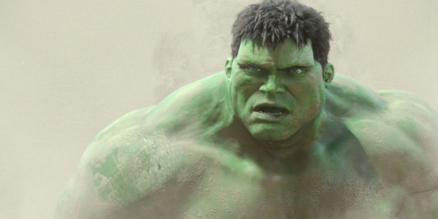 The Hulk looking to the distance intently in Hulk (2003)