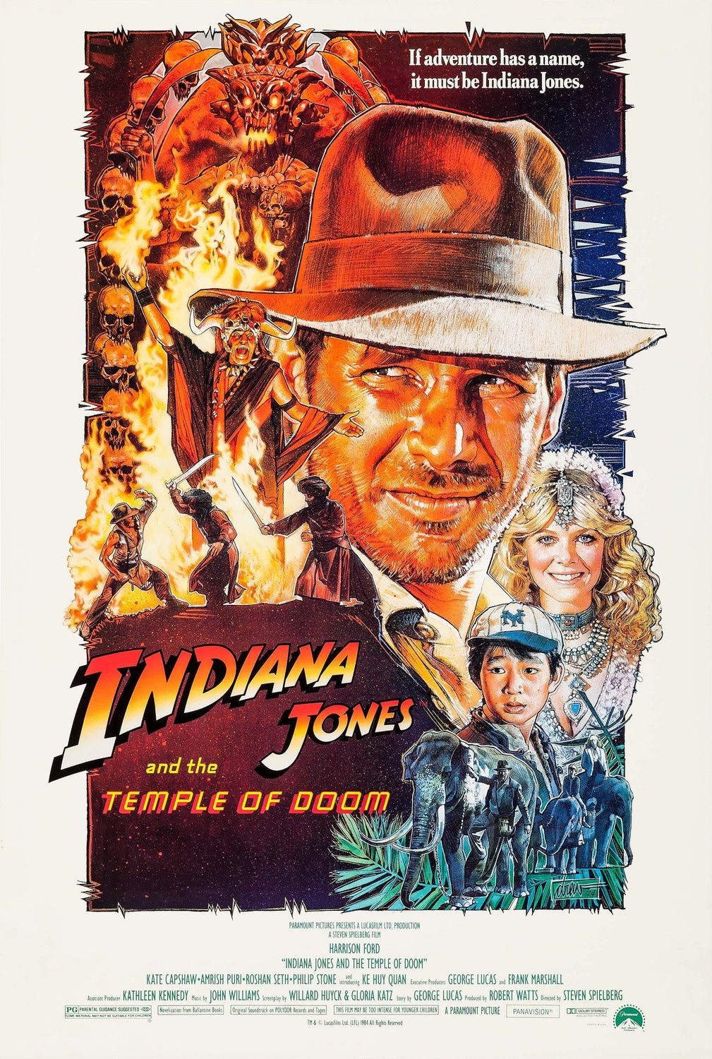 Indiana Jones and the Temple of Doom Film Poster
