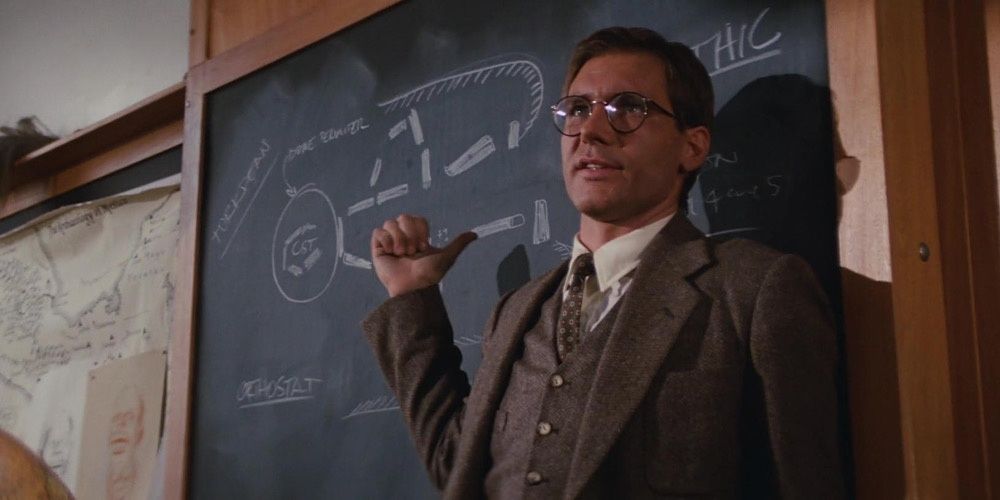 Harrison Ford as professor Indiana Jones. 