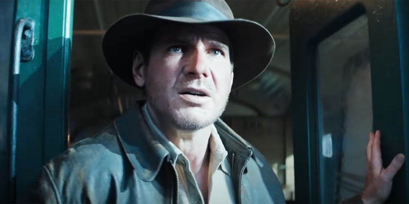 A de-aged Harrison Ford in 'Indiana Jones and the Dial of Destiny'