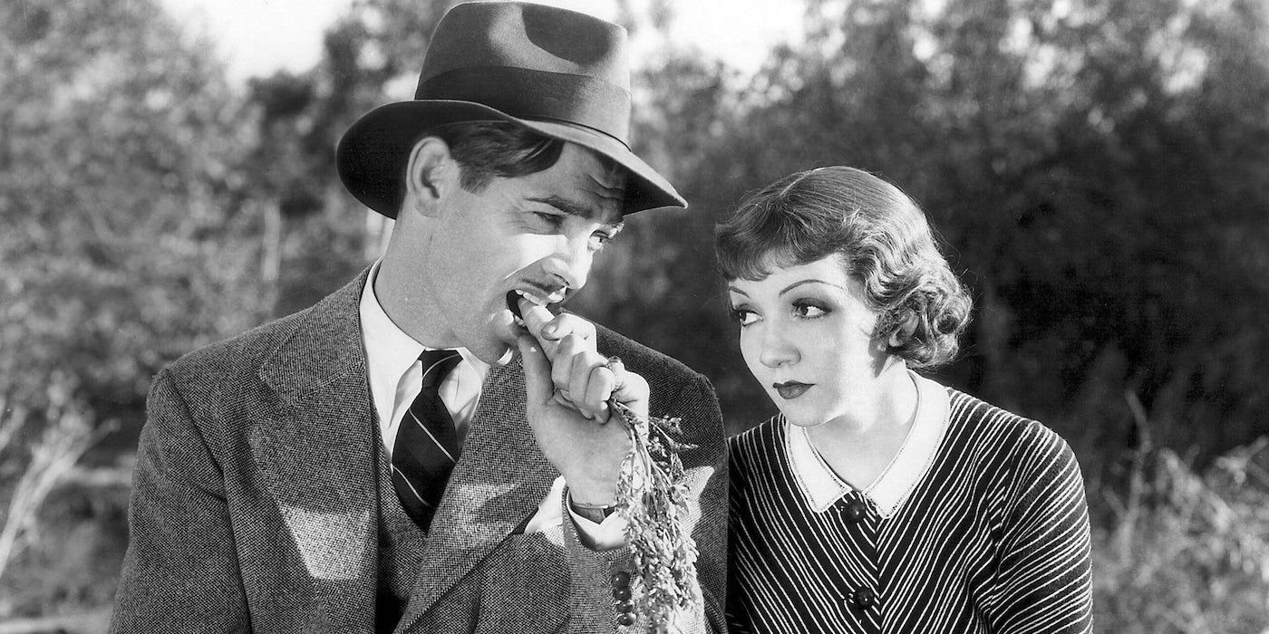 Sucedió una noche Clark Cable Claudette Colbert