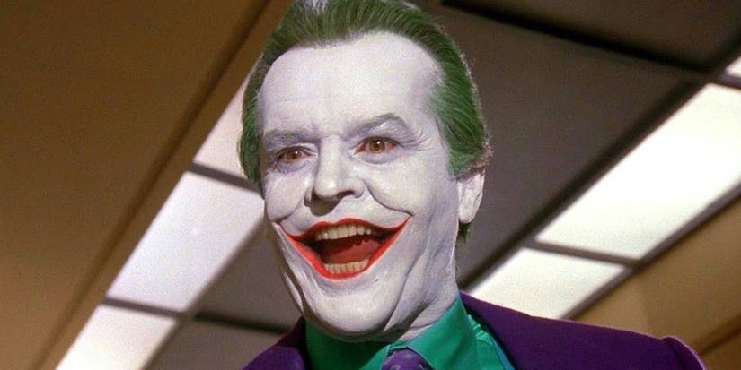 Jack Nicholson as the Joker laughing in Batman (1989)