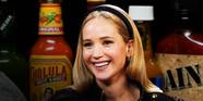  Hot Ones Jennifer Lawrence Answers Spicy Questions On No Hard Feelings 