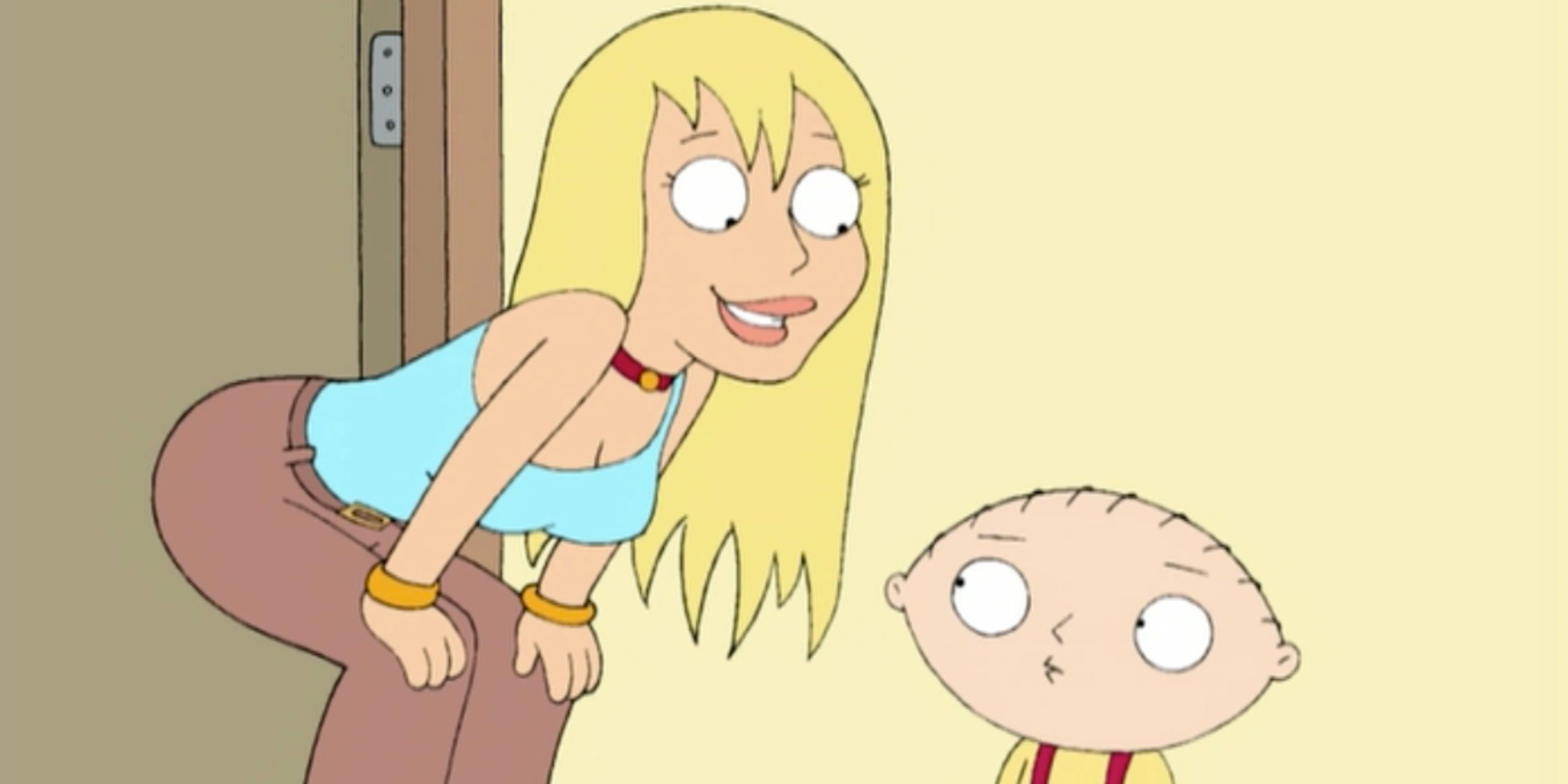 Jillian Russell-Wilcox and Stevie from Family Guy